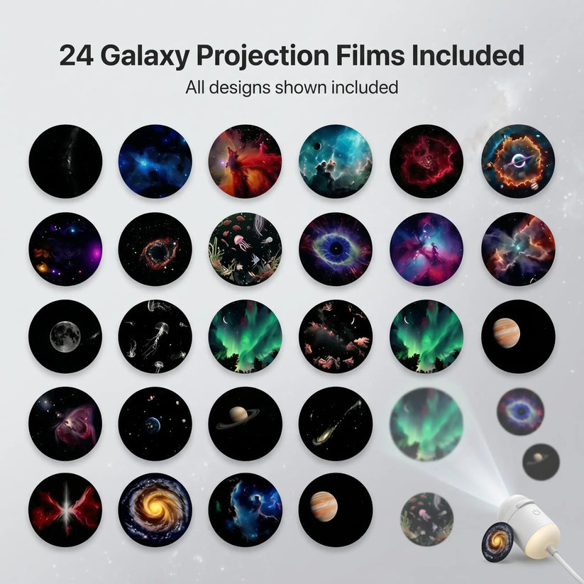 Proiettore Galassia Nebulora™ - 24 Motivi