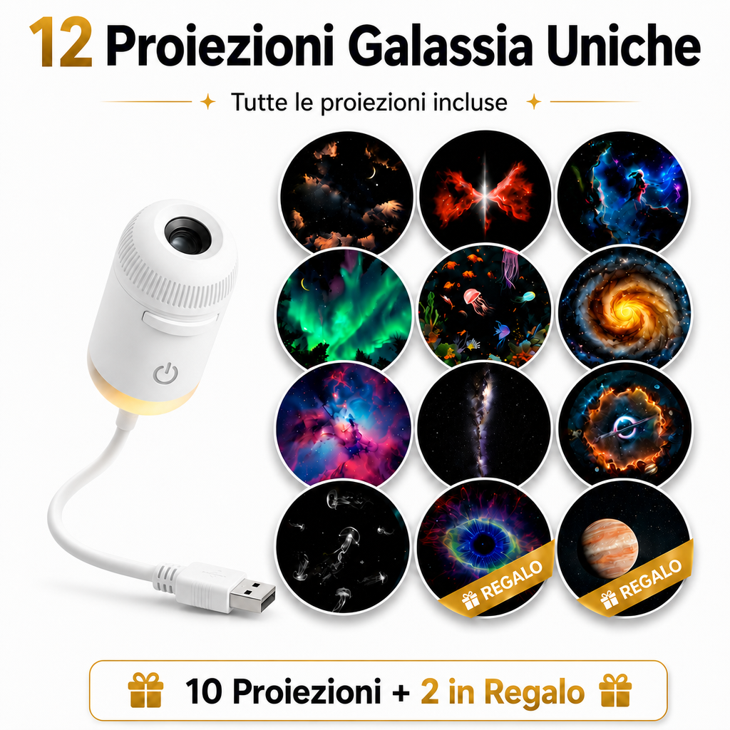 1 Proiettore + 3 Dischi