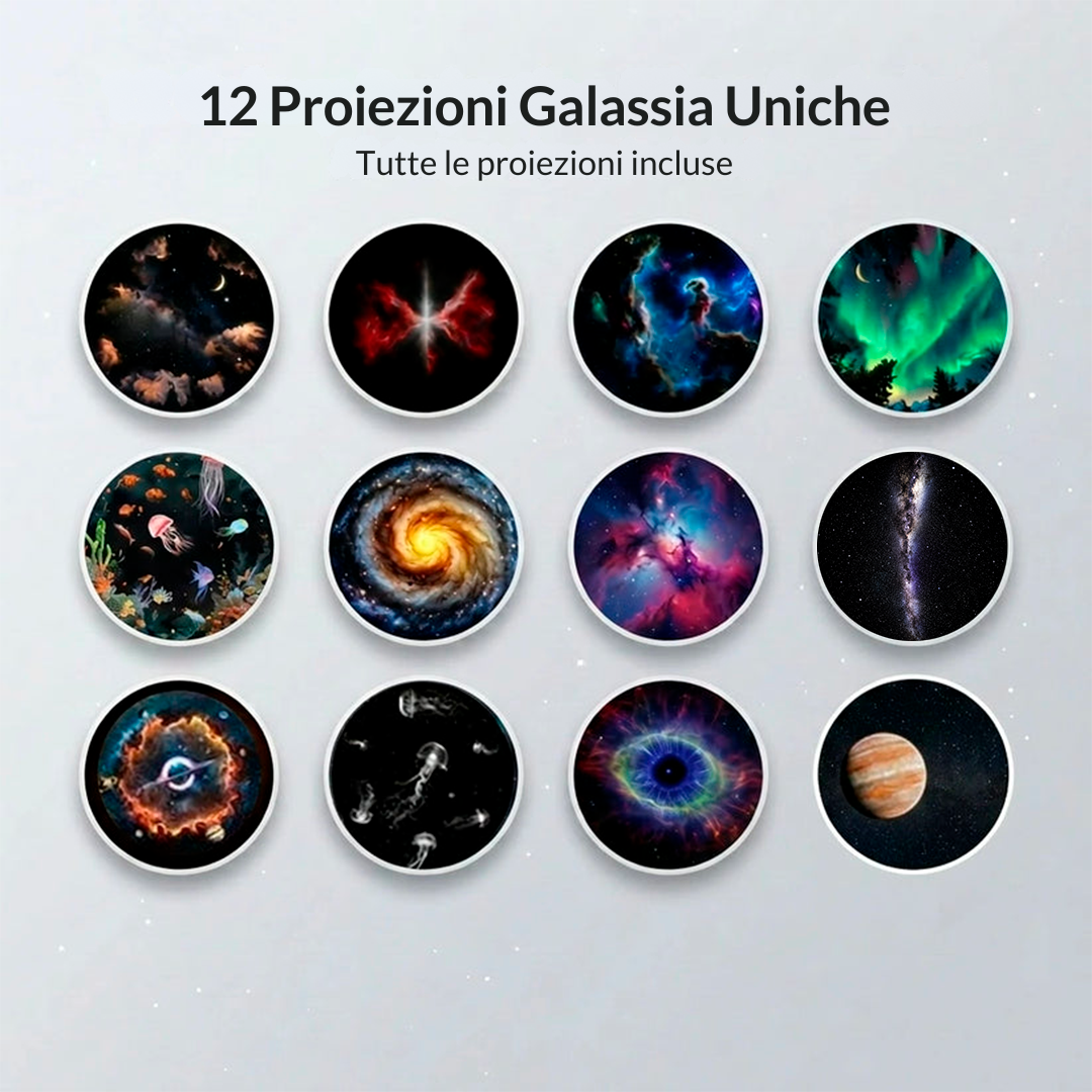 Nebulora™ Proiettore Galassia | 3 Motivi