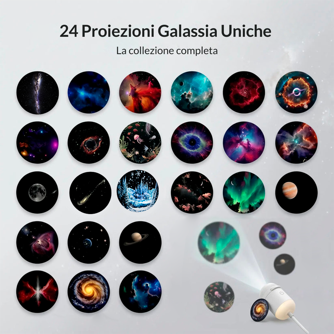 Nebulora™ Proiettore Galassia | 3 Motivi