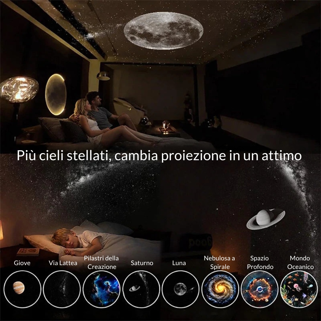 Nebulora™ Proiettore Galassia | 3 Motivi